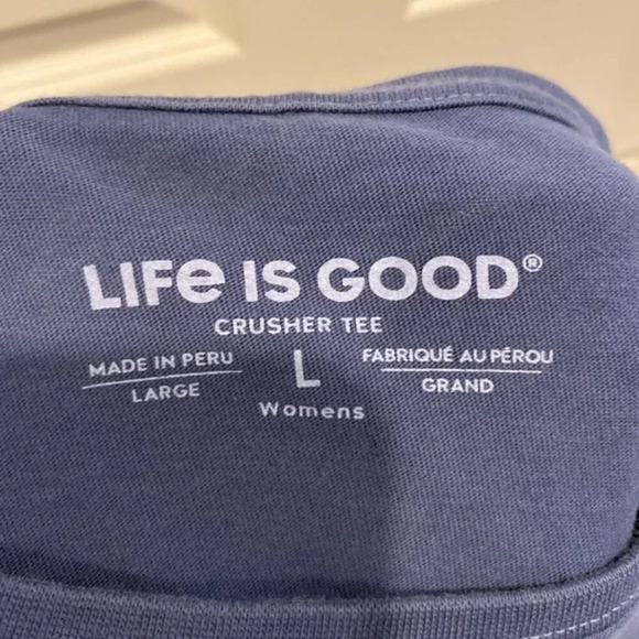 Life is Good Crusher Tee size‎ Large - Picture 5 of 5